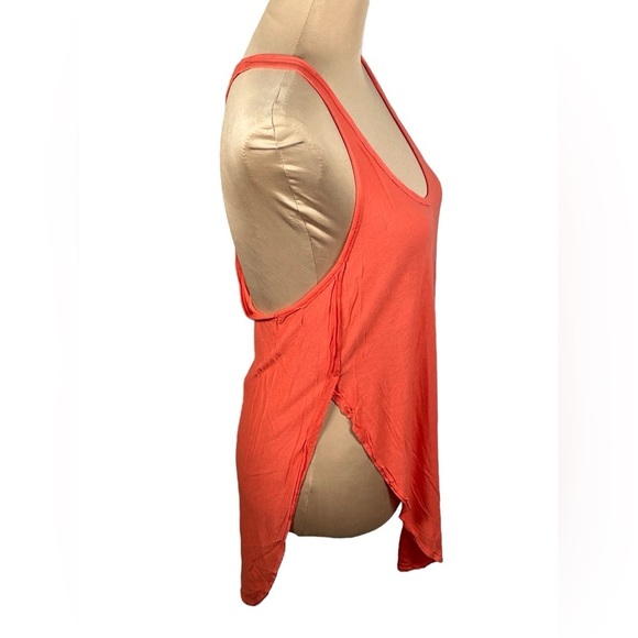 Free People Orange Tank Top Small - Picture 4 of 6